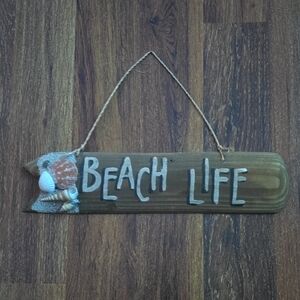 Beach Life Wooden Wall Decor